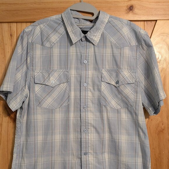Calvin Klein Jeans Short Sleeve Button Up XL - Picture 1 of 3